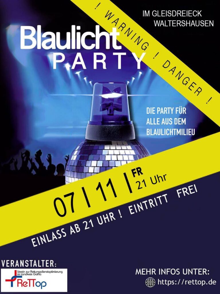 Blaulichtparty
